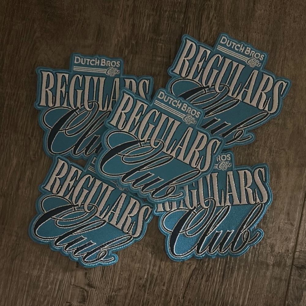 Dutch Bros regulars club patches